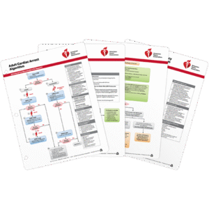 ACLS Emergency Crash Cart Cards (set of 4)