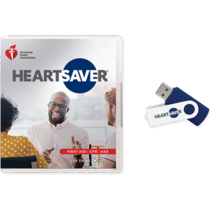 Heartsaver First Aid CPR AED Course Videos on USB Drive