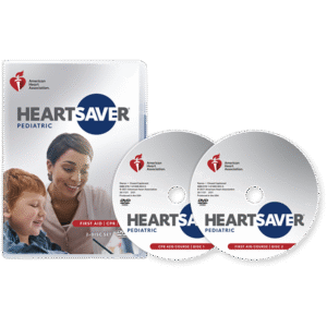 Heartsaver Pediatric First Aid CPR AED Course DVD Set